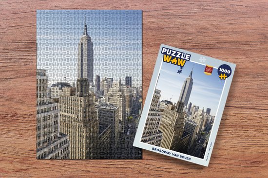 Puzzle New York - Empire State Building - Skyline - Jigsaw - Puzzle 1000 pièces adultes