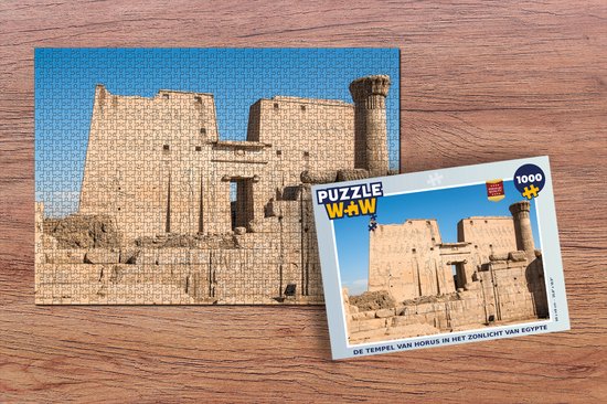 Puzzle Le Temple d'Horus au soleil d'Egypte - Puzzle - Puzzle 1000 pièces adultes