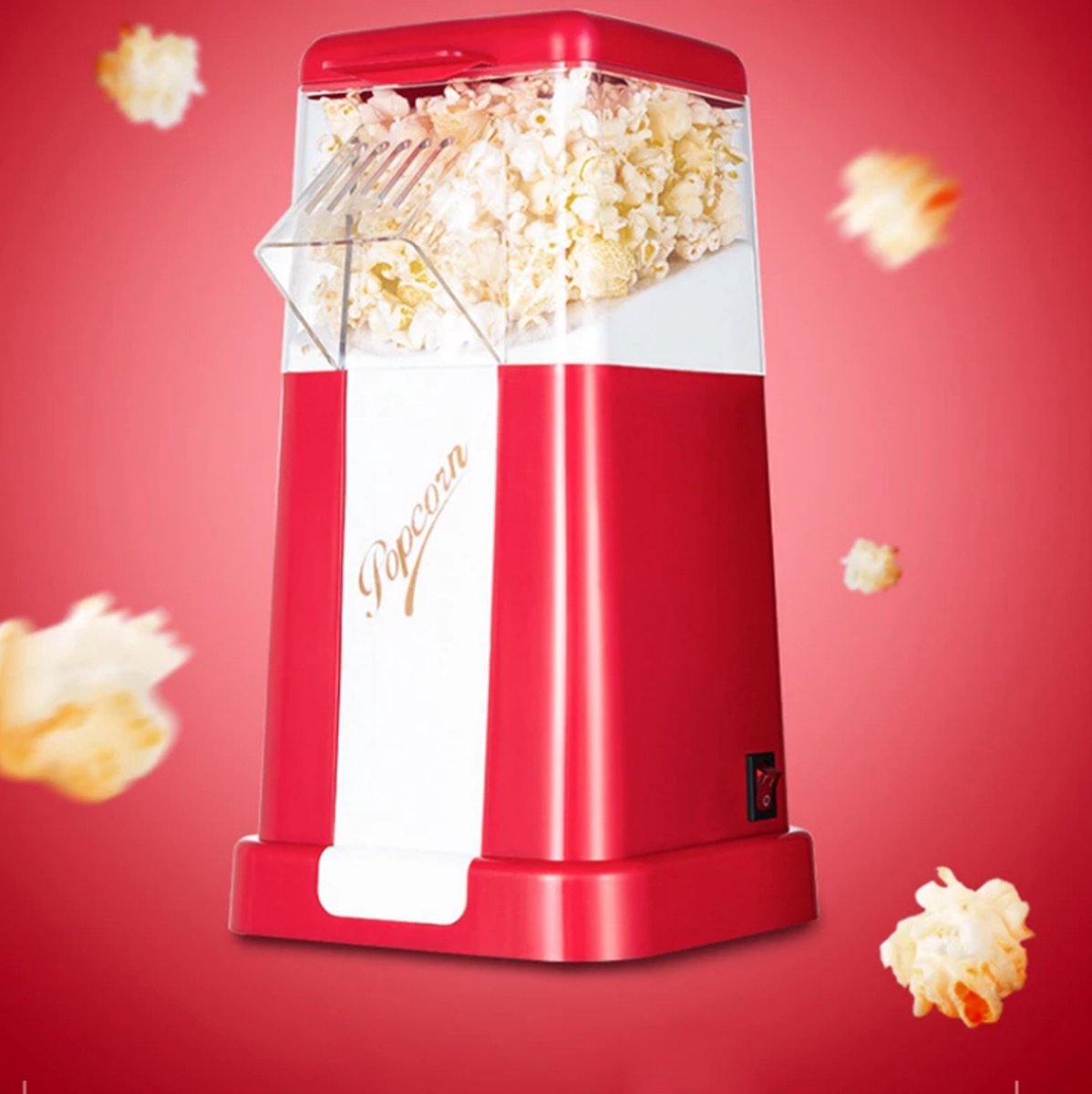 Automatische Popcorn Maker Machine Plug Voor Thuis Krachtige Vet Gratis