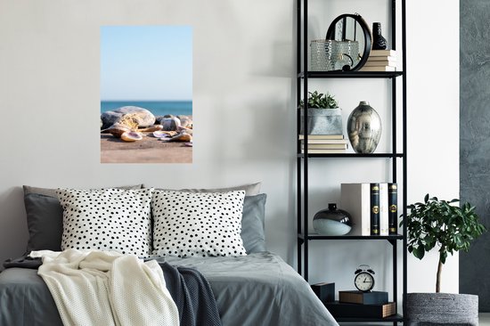 Affiche Coquillages - Plage - Mer - Eté - Soleil - 40x60 cm