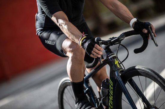 Rogelli Core Fietshandschoenen Zomer - Wielrenhandschoenen Heren - Handschoenen met Padding - Zwart - Maat XL van Merkloos — afbeelding 5