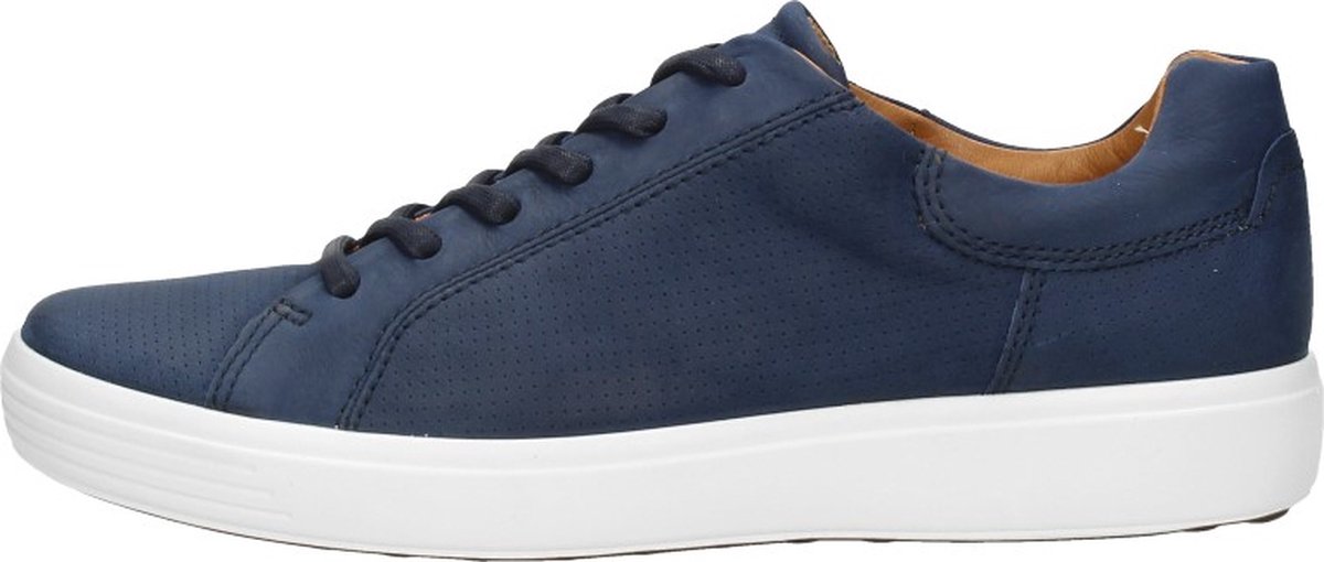 Ecco Soft 7 sneakers blauw - Maat 45 | bol.com