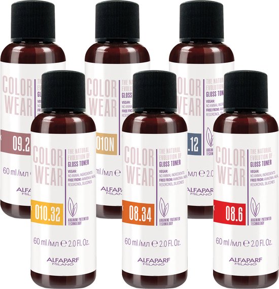 Alfaparf Milano Color Wear 1 – Natürliche Haarfarbe In Schwarz, 60 Ml, Vegan & Ammonia-frei