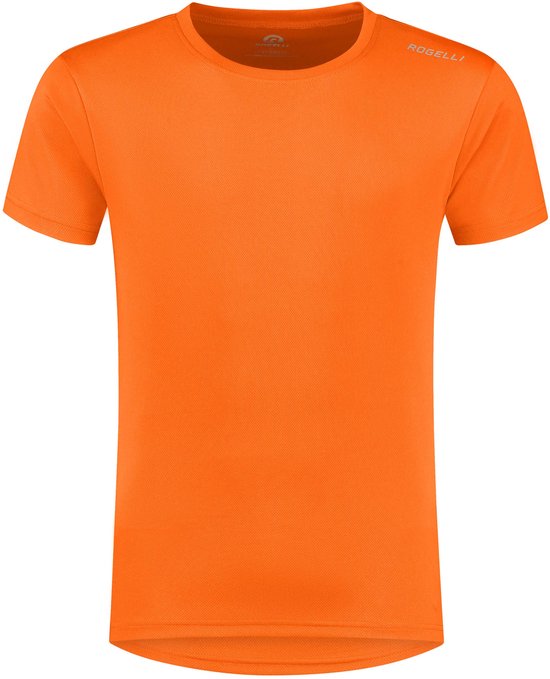 Rogelli Promo Sportshirt - Korte Mouwen - Heren - Oranje - Maat S