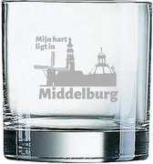 Gegraveerde Whiskeyglas 38cl Middelburg