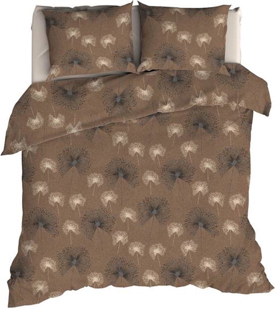 Romanette Tramonti Dekbedovertrek - Lits-jumeaux - 240x200/220 cm - Taupe