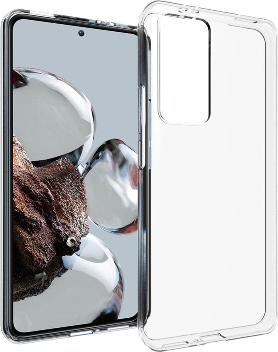 Accezz Hoesje Geschikt voor Xiaomi 12T Pro / 12T Hoesje Siliconen - Accezz Clear Backcover - Transparant