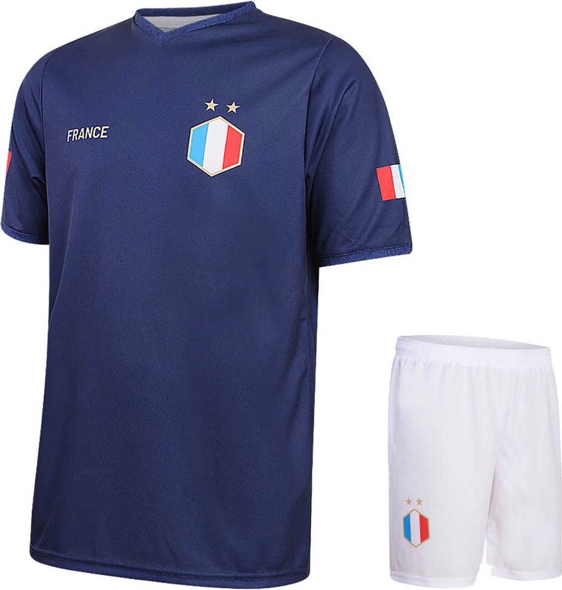 Frankrijk Voetbaltenue Thuis - 2026-2028 - Voetbal Tenue Kinderen - Shirt en Broekje - Jongens en Meisjes - Volwassenen - Heren en Dames - Maat M