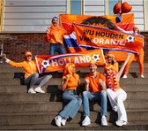 Bannière de rue 'Wij houden van Oranje' (74 x 220 cm)