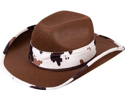 Boland - Hoed cowboy Texas bull Bruin - 58 - Volwassenen - Unisex - Cowboy - Indiaan