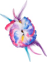 Boland - Haaraccessoire Hibiscus de luxe Multi - Haarclip - Volwassenen - Hawaii - Hawaii