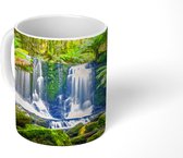 Mok - Koffiemok - Jungle - Waterval - Australië - Planten - Natuur - Mokken - 350 ML - Beker - Koffiemokken - Theemok