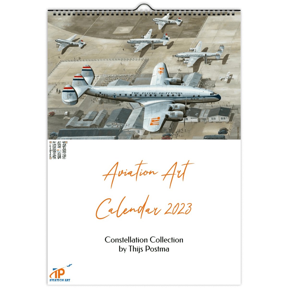 Thijs Postma - Luchtvaart kunst / Aviation Art Kalender 2023 - Constellation Collectie