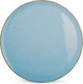 BonBistro Plat bord 33cm blauw Collect (Set van 6)