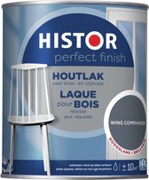 Histor Perfect Finish Houtlak Hoogglans - Krasvast & Slijtvast - Dekkend - 0.75L - Wing Commander - Blauw