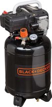 BLACK+DECKER Compressor BD195/24V/NK - Olievrij - Tank 24 Liter - 10 Bar