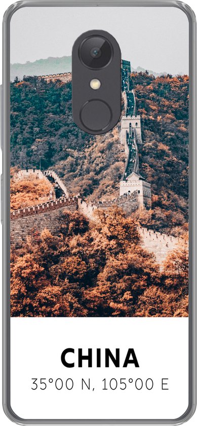Coque Xiaomi Redmi 5 - Chine - Grande Muraille de Chine - Automne - Asie - Coque de téléphone en Siliconen