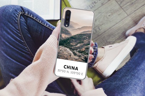 Coque Samsung Galaxy A50 - Chine - Montagnes - Asie - Été - Coque de téléphone en Siliconen