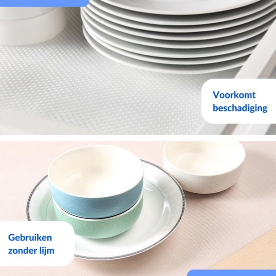 Buxibo Transparante Antislip Mat Universele AntiSlip mat met