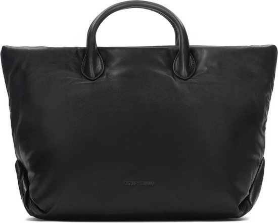 Capacious black leather bag | bol