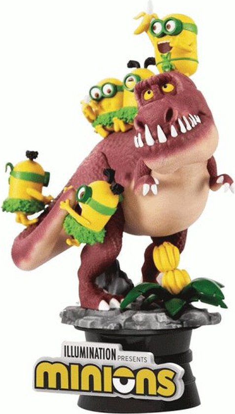 Beast Kingdom - Universal - Diorama-048 - Minions Prehistoric - 16cm