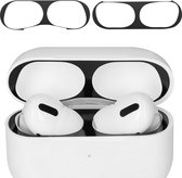 kwmobile anti-stof sticker geschikt voor Apple Airpods Pro 2 - Stofbeschermer in zwart