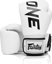 Gants de boxe ONE Championship x Fairtex - Cuir - Wit - 16 oz