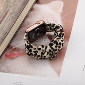 Bracelet Smartwatch en plastique - Convient au bracelet Apple Watch Scrunchie - léopard - Taille: 38 - 40 - 41mm - Strap-it Watchband / Wristband / Bracelet
