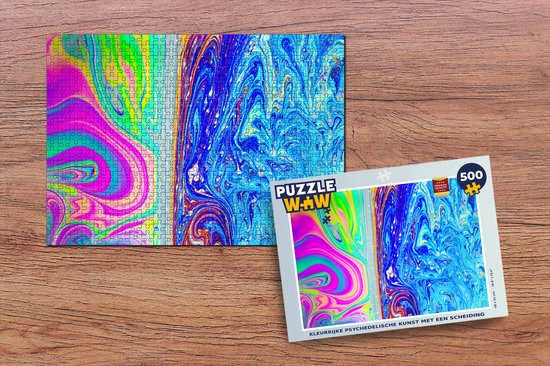 Puzzle Formes - Couleur - Art - Psychédélique - Puzzle - Puzzle 500 pièces  | bol.com