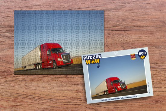 Puzzle Camion de couleur rouge - Puzzle - Puzzle 500 pièces | bol
