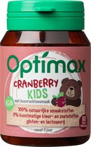 Optimax Kinder Cranberry  - Voedingssupplement - 60 kauwtabletten