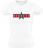 Morocco Dames T-shirt - marokko - noord afrika - marokkaanse vlag - arabisch - retro - berbers - arabier - trots
