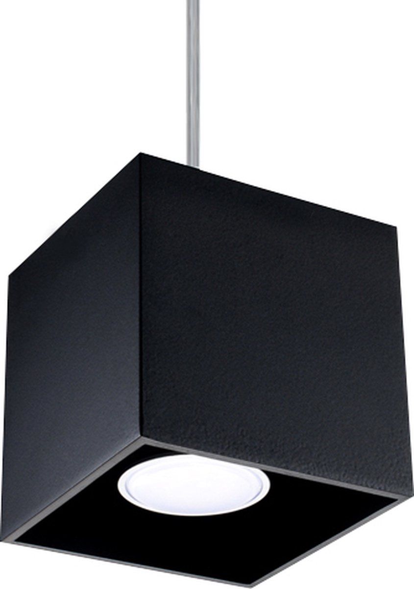 Light Your Home Trellis Hanglamp - Ø 10 Cm - Aluminium - 1xGU10 - Woonkamer - Eetkamer - Black