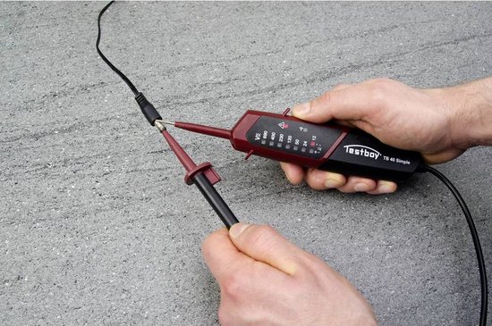 Testboy Profi III LCD zweipoliger Spannungsprüfer mit FI-Test und LCD-Anzeige - Spannungstester | MTK GmbH