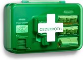 Cederroth - Wound care Dispenser - Wondbehandeling - station met pleisters en wondreinigingsdoekjes.