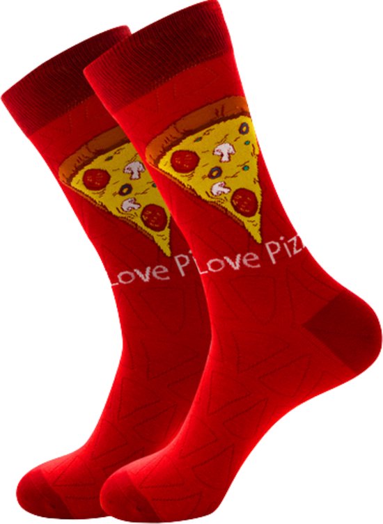 Sokken set met Italiaanse eten - Spaghetti, Pizza & Soep - Dames/Mannen maat 40 t/m 46