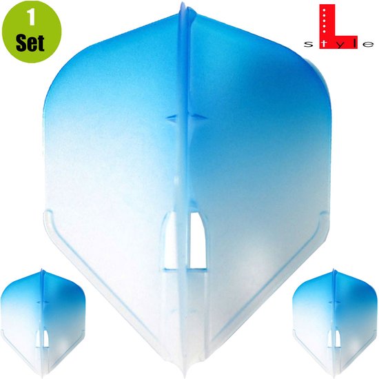 L-Style Champagne L3 Shape 2-Tone CWH×Blue - Dart Flights van L-Style — afbeelding 4