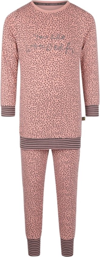 Charlie Choe meisjes pyjama aop Dots Old Pink