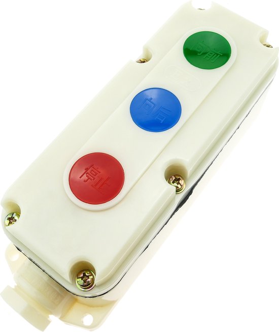 R16-503 Niet-vergrendeld 16 mm 2-pins drukknopschakelaar (5 stuks in