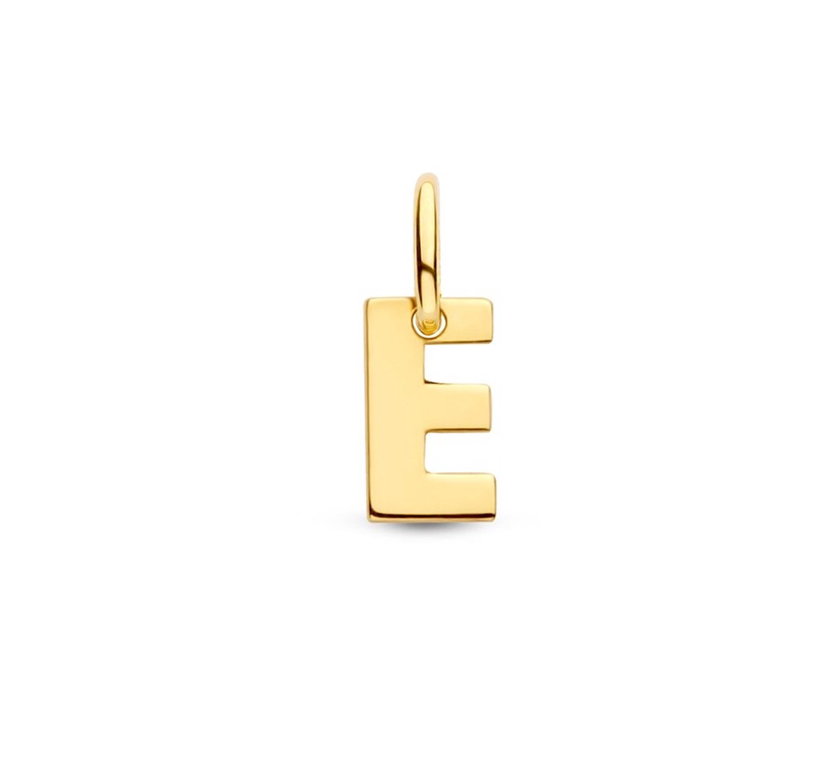 Geelgouden Hanger letter E 4023456