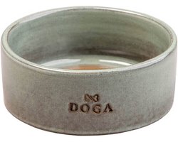 DOGA Hondenvoerbak Blue Bali - Voerbak Hond - Grijs - Blauw - Keramiek - ø 16 cm - Maat SM