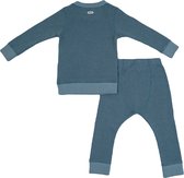 Lodger Winter Pyjama Bébé taille 74 - Sleeper Ciumbelle - 2 pièces - 100% Katoen - Oeko-Tex - Respirant - Secure Fit - Blauw - 6-9M