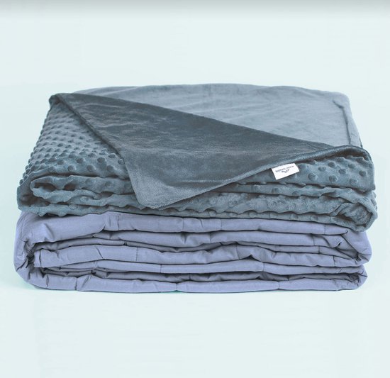 Couverture lestée en coton - Couverture lavable en minky à pois - Weighted  Blanket... | bol.com