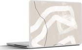 Laptop sticker - 17.3 inch - Lijn - Abstract - - Design - 40x30cm - Laptopstickers - Laptop skin - Cover
