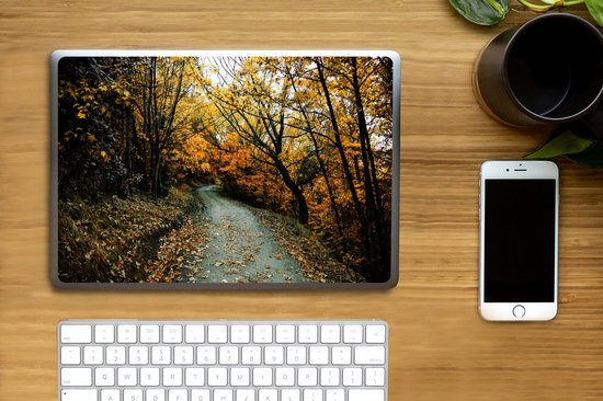 Laptop sticker - 13.3 inch - Bladeren - Herfst - Bos - 31x22,5cm - Laptopstickers - Laptop skin - Cover