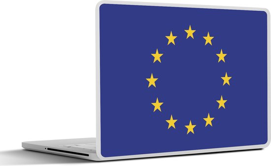 Sticker pour ordinateur portable - 13,3 pouces - Drapeau - Drapeau européen - Europe