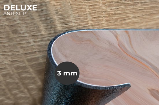 Set de Table - Marbre - Motif - Pastel - Abstrait - 45x30 cm - 6 pièces