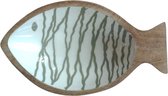 Bol en bois Floz Design en forme de poisson - intérieur en céramique - toujours un bon cadeau - commerce équitable