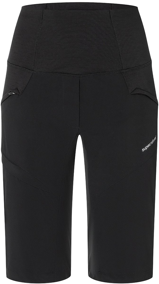 Super Natural Women Unstoppable Shorts - Black - Maat XL