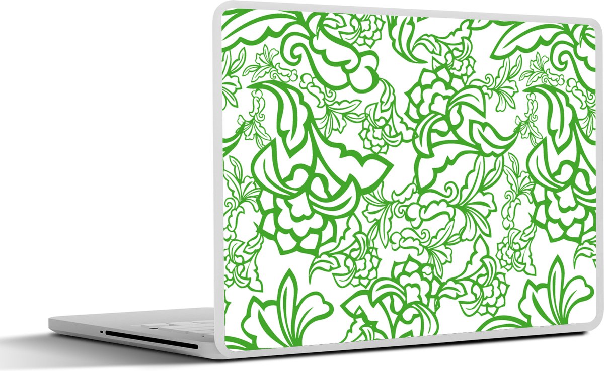 Laptop sticker - 11.6 inch - Planten - Orientalism - Patroon - 30x21cm - Laptopstickers - Laptop skin - Cover